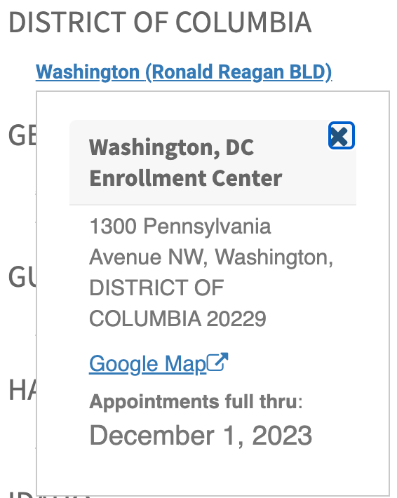 How To Get A Global Entry Appointment 5 Essential Tips The Points Guy   Screenshot 2023 11 02 At 10.20.46 AM 